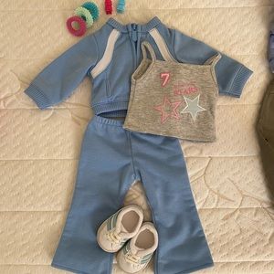 American Girl tracksuit outfit